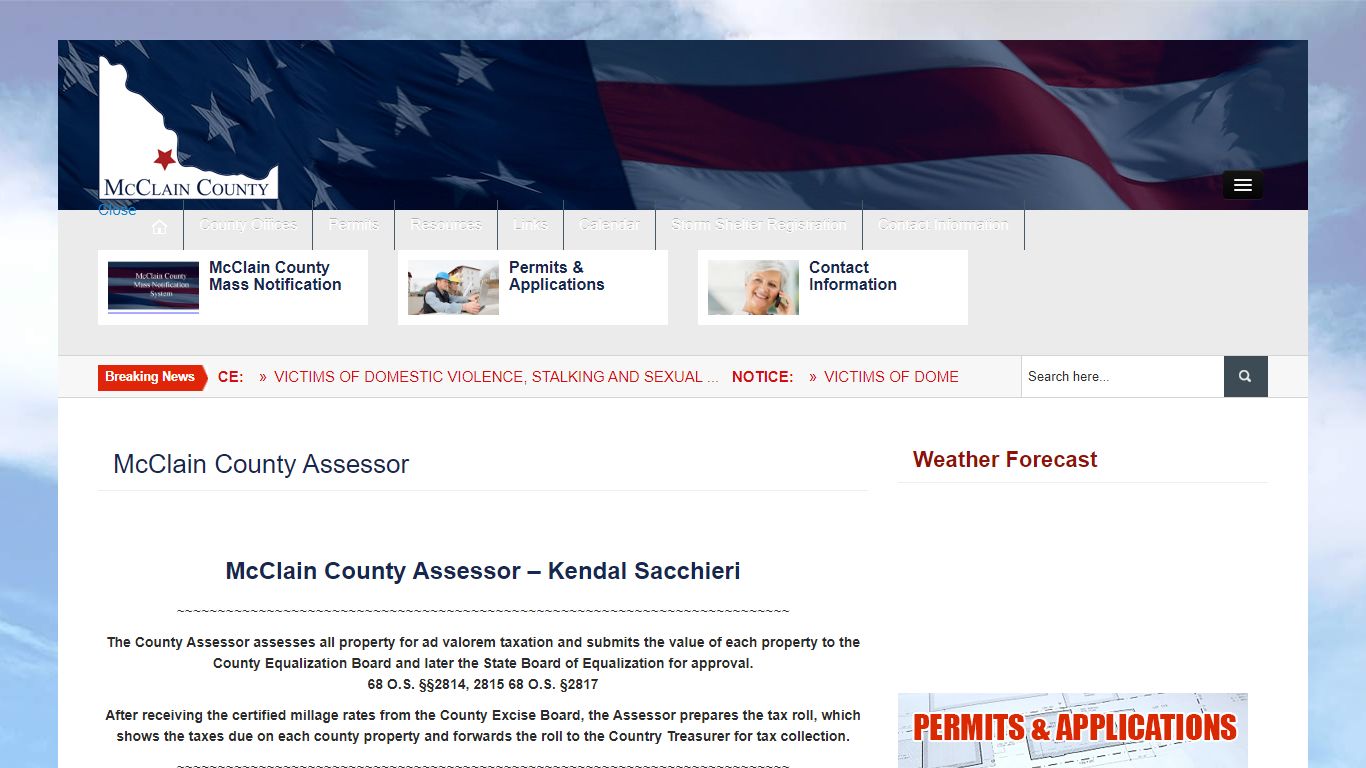 McClain County Assessor | McClain County